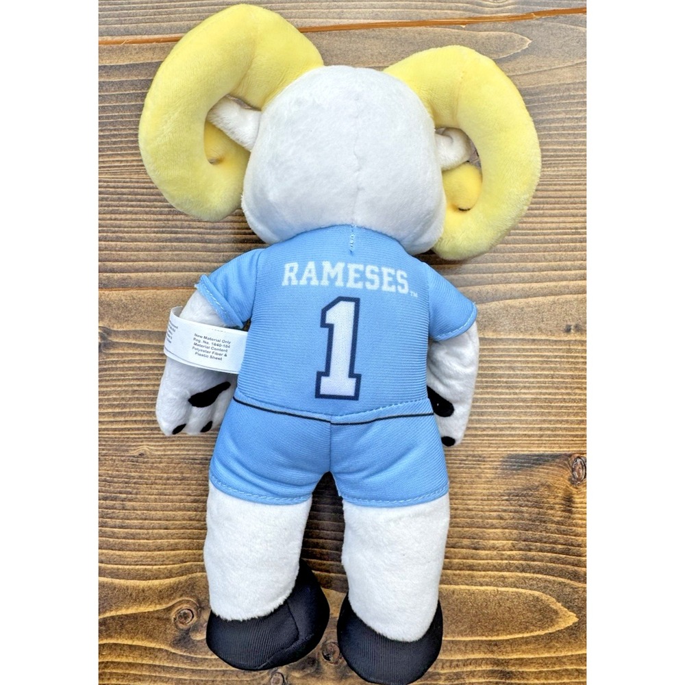 UNC Tar Heels Rameses Mascot Plush 10" Bleacher Creatures NCAA Football - Picture 3 of 13